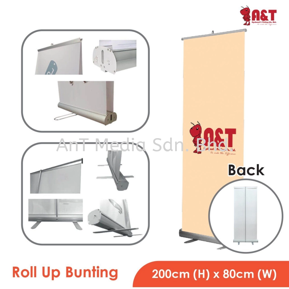 A&T Biasa Bunting Gulung Reruai Pameran