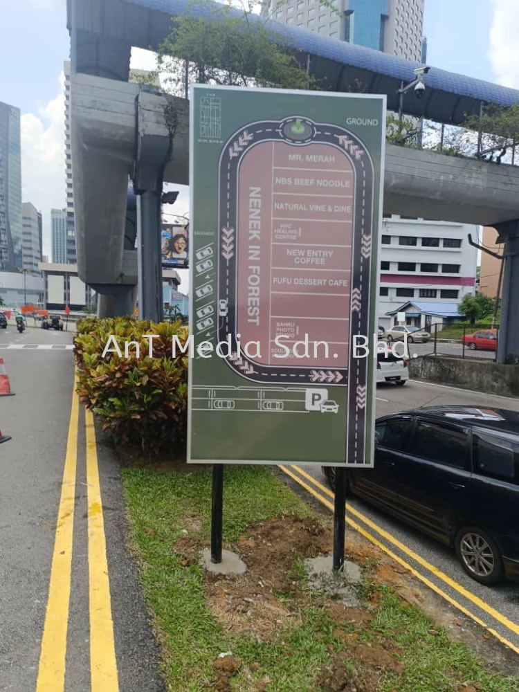Advertising Road Sign