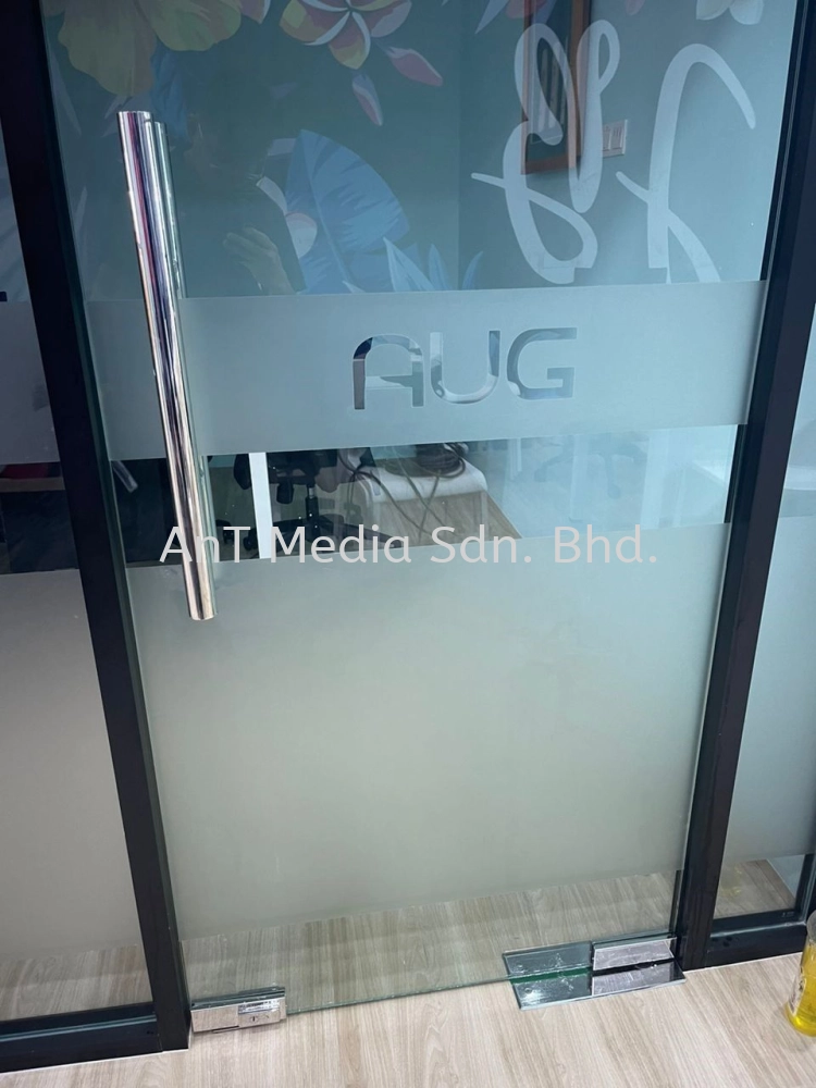 AUG Glass Frosted Sticker