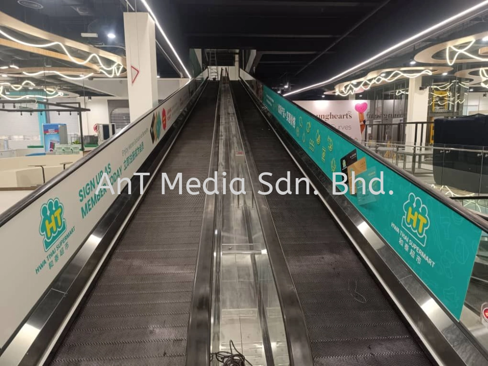 Escalator Glass Sticker
