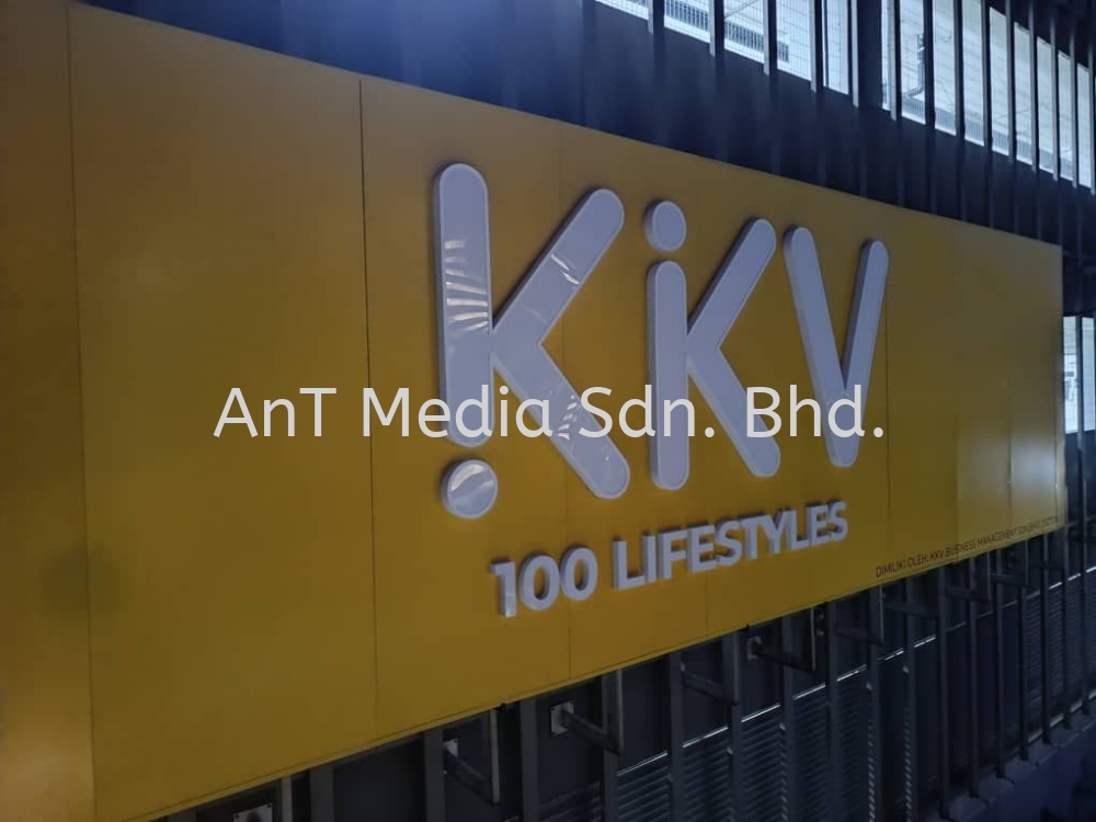 3D Front-lit Lettering Signboard