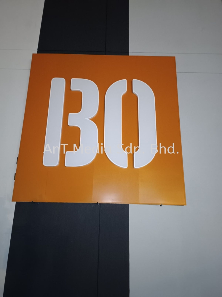 3D Lettering Front-lit Signboard