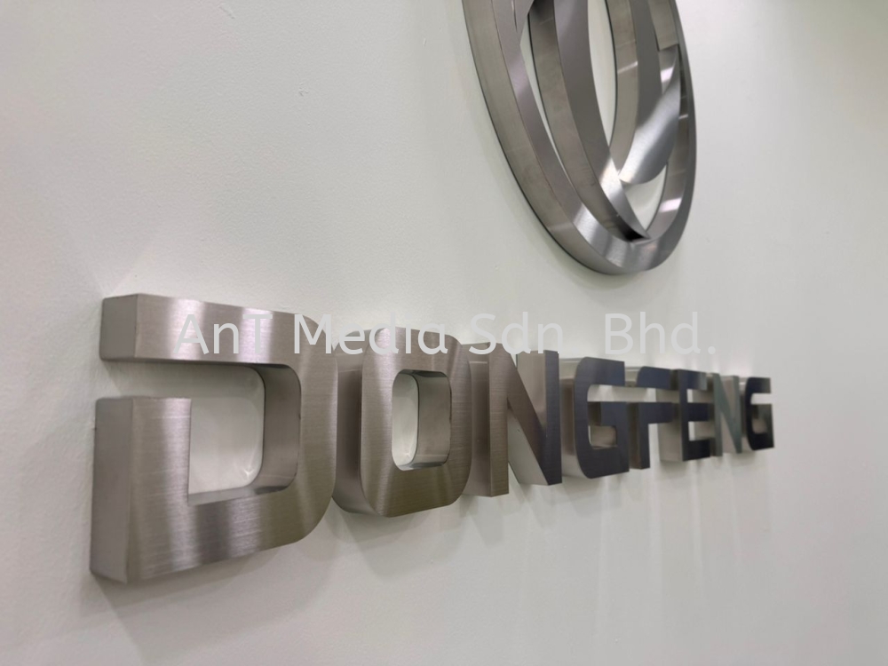 3D Stainless Steel Lettering