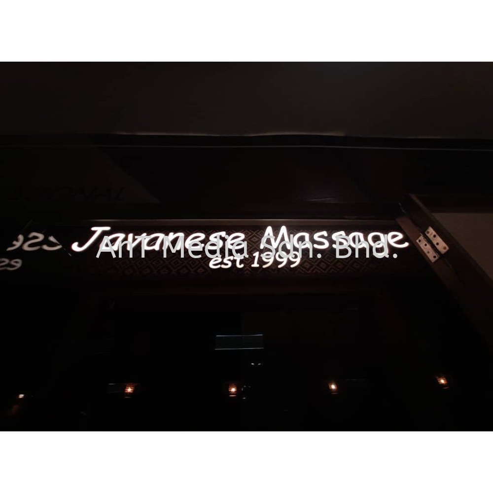 A&T FRONT LIT LIGHTING SIGNBOARD