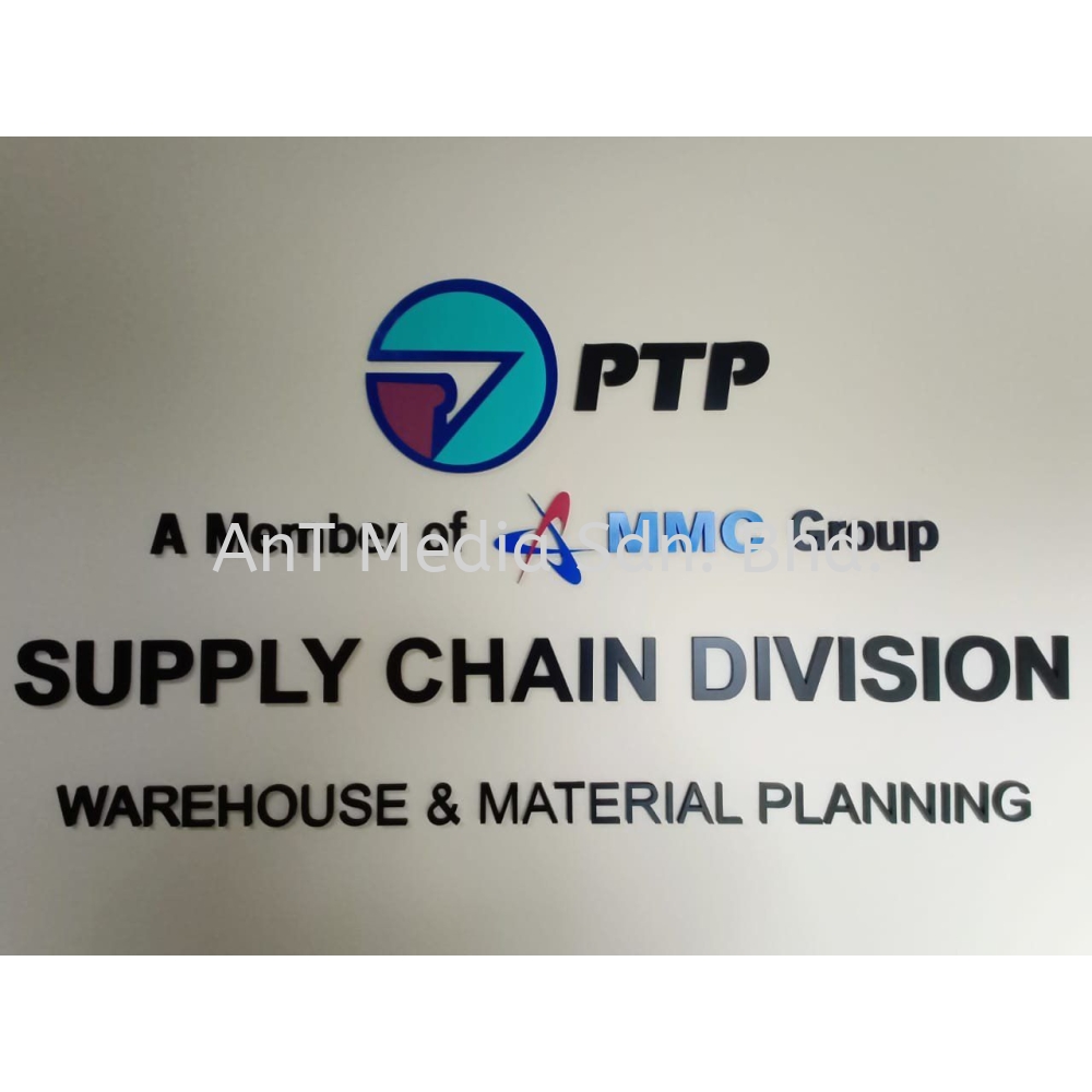 A&T NON LIGHTING FOAMBOARD 3D WORDING