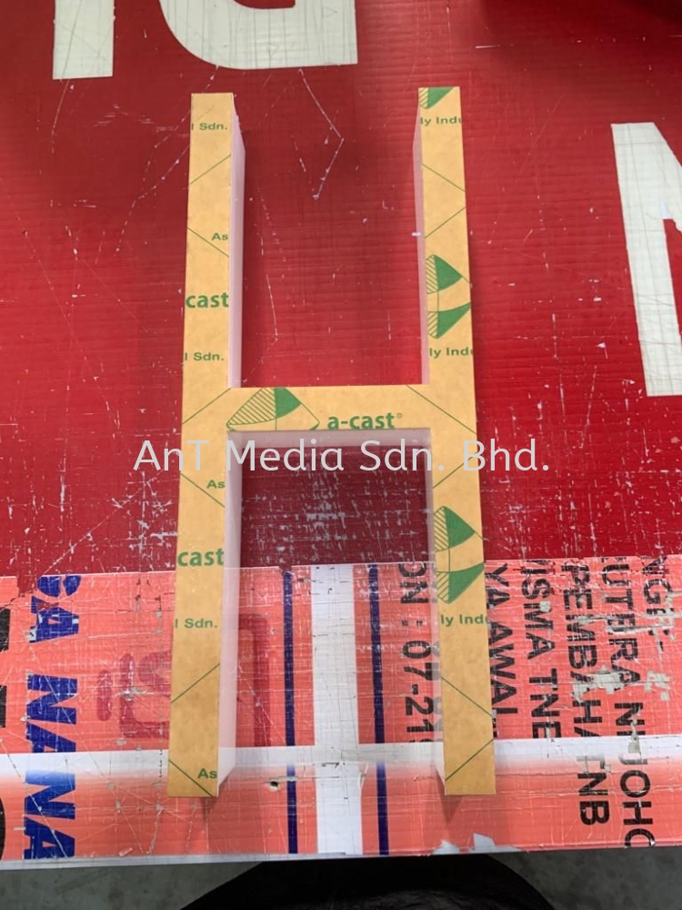 Advertising Acrylic 3D Box Up Lettering