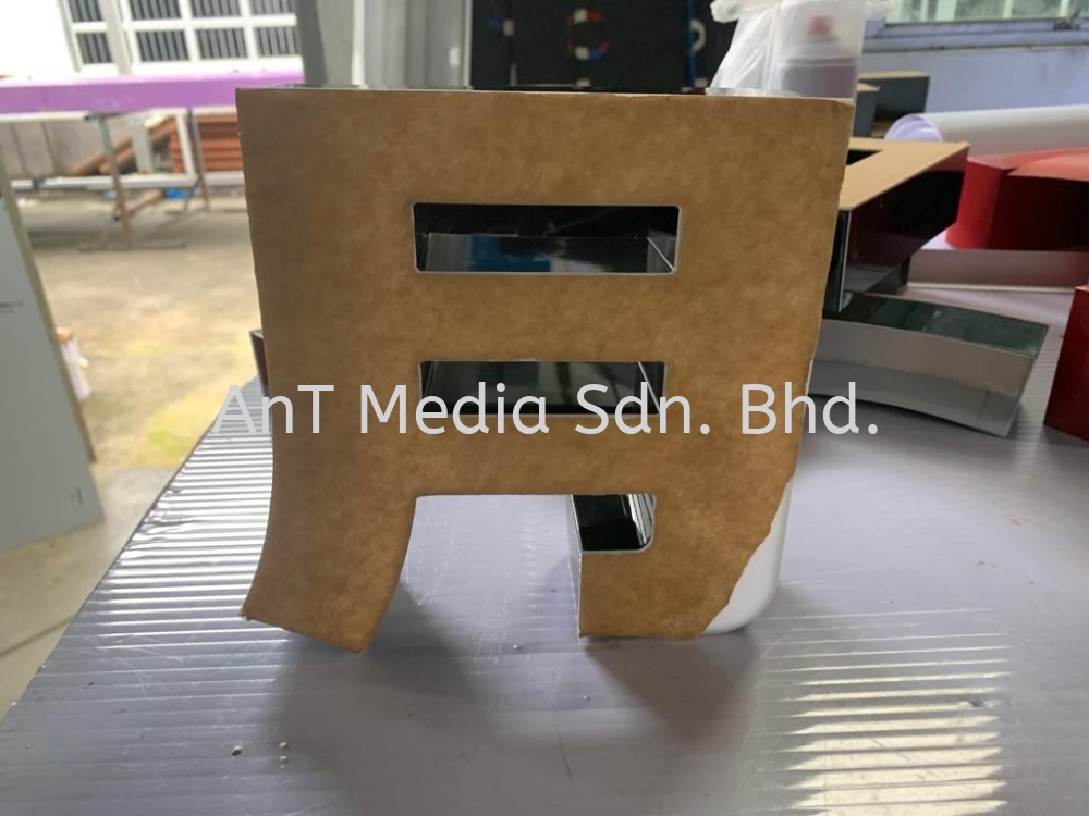 Advertising Aluminium 3D Box Up Lettering