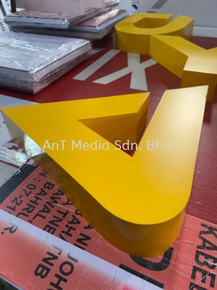 Advertising Aluminium 3D Box Up Lettering
