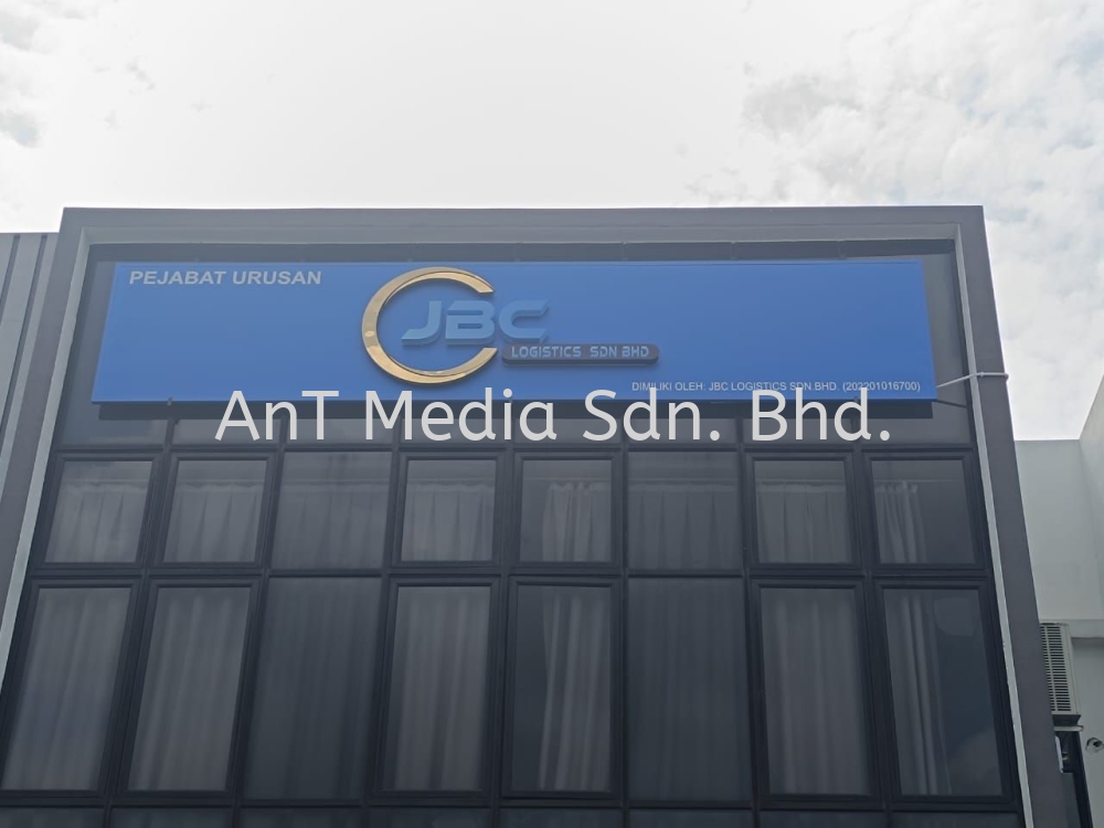 Aluminium & Stainless Steel 3D Box Up Lettering Signboard