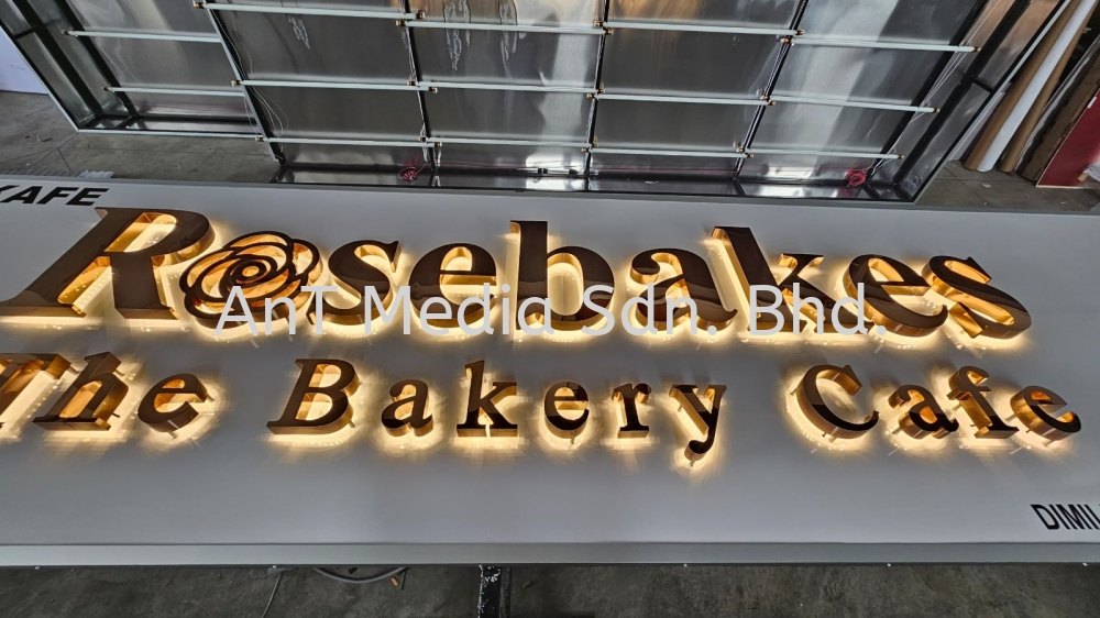Stainless Steel Back-lit Signboard