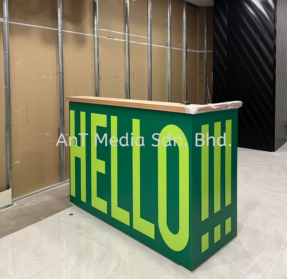 Sticker Base and Acrylic 3D Lettering